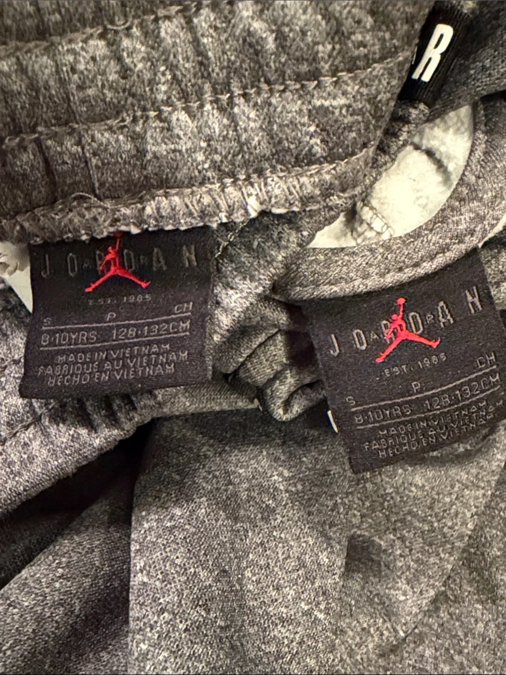 Jordan Kids Grey Hooded Zip Jacket & Matching Joggers Set Size S